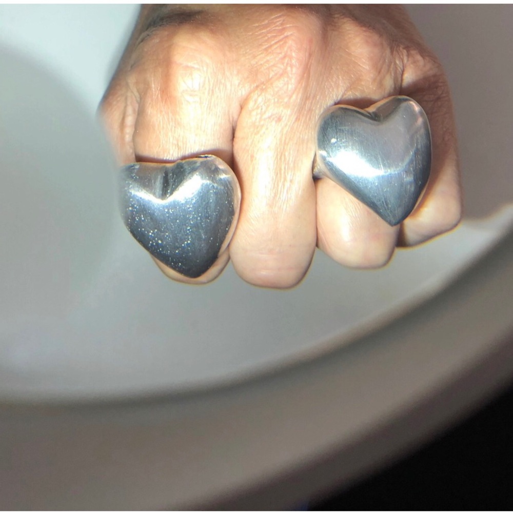 Cuore Sculpted Ring: Italian-Designed Recycled. In stock April 10th.